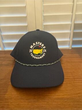 Limited Edition Masters Tournament 2024 Navy Rope-Front Hat American Needle